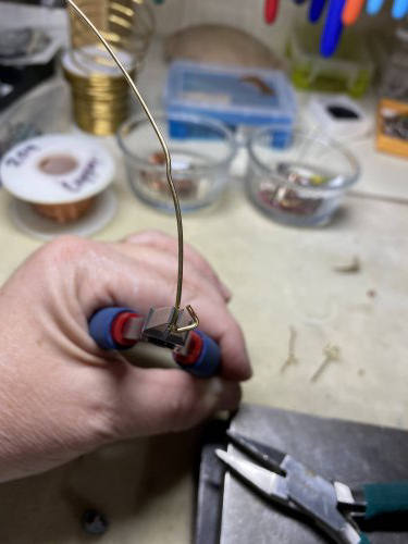 Susan LeGuyader's Eye Pin Dilemma - , Findings & Components, Toggles & Clasps, Earwire & Headpin, , I changed the shape of my eye pin